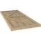 Ekena Millwork Americraft 6-Board Wood 2 Equal Panel Frmd Board-n-Batten Shutters w/Dbl Z-Bar, ARW102BF621X77UNH, PR ARW102BF621X77UNH - alternate 6